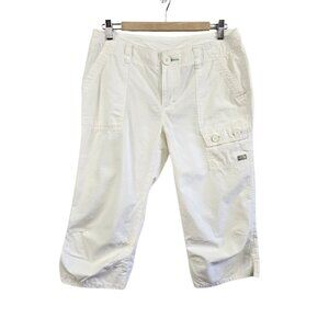 The North Face White Crop Ripstop Cargo Pant Size 10